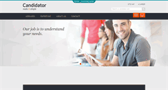 Desktop Screenshot of candidator.com